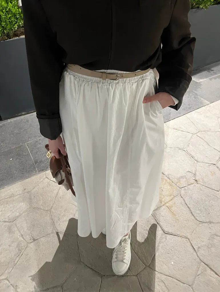 Seri̇na Beyaz Etek
